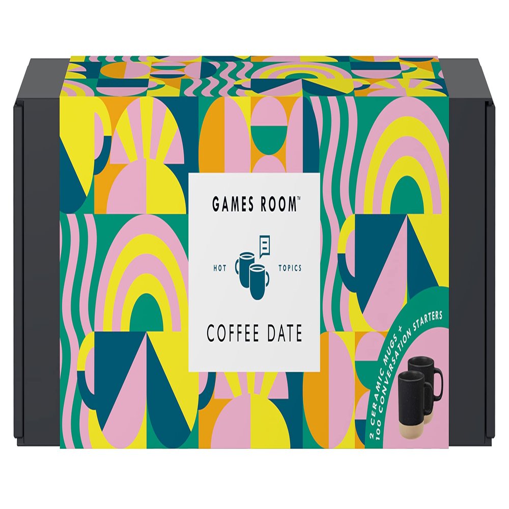 Games Room Coffee Date Gift Set - Game - Adults - Indoor - Multicolor - No Batteries - Game Pieces, Instructions