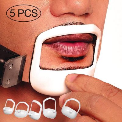 5Pcs Styling Shaving Shaper Tool Mould Beard Comb Goatee Template Male Gift
