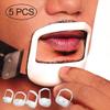 5Pcs Styling Shaving Shaper Tool Mould Beard Comb Goatee Template Male Gift view 1