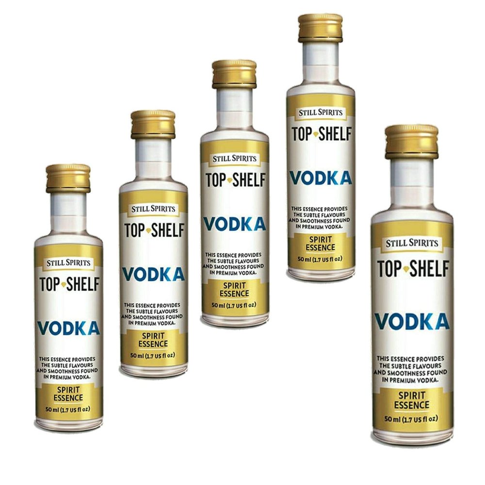 5X Still Spirits Top Shelf Vodka Essence Flavours 2.25L