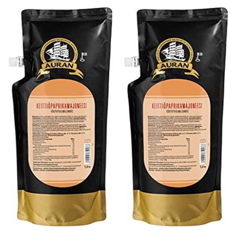 Auran Kitchen Red Pepper Mayonnaise Sauce 2 Packs of 1.6kg