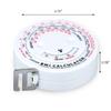 Body Measuring Tape, Beauty Body Fat Tester Mass Index Round Fat Measurement Measure Fitness Measuring Body Retractable Tape view 2