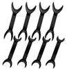 8 Pack Black T-Shape Intraoral Cheek Lip Retractor, 4 Large Size+4 Small Size Double Head Mouth Opener for Teeth Whitening Retractor, Dental Orthodontic Oral Care Tool view 1
