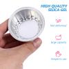 10pcs Wax Melting Bowl Aluminum Foil Liner Bowl Cover Purple view 3