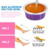 10pcs Wax Melting Bowl Aluminum Foil Liner Bowl Cover Purple view 4