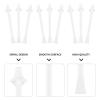20pcs Hair Removal Wax Nose Hair Stick Nasal Wax Applicators Plastic Nose Applicator Bars for Hair Removal Nasal Hair Sticks Cleaning Kit Miss White Face Pp Plastic view 3
