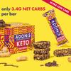 Adonis Hazelnut Crunch & Cocoa High Protein Keto Bars (16x45g) | Vegan-Friendly | 100% Natural Keto Snacks | Sugar Free, Palm Oil Free, Dairy Free | Low Sugar & Low Carb (Peanut Butter & Chocolate) view 2
