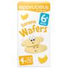 Kiddylicious Banana Mini Wafers - Gluten and Dairy Free Kids Snack - Suitable for 6+ Months - 6 x 4 Twin Packs view 3