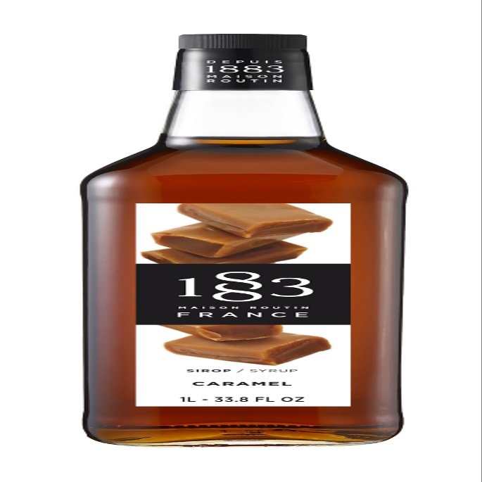 1883 Maison Routin Sugar Free Coconut Syrup Flavoured Coffee Syrup for Lattes, Iced Coffee, Cocktails & Smoothies, Vegan-Friendly, 1L PET Bottle