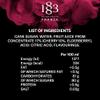 1883 Maison Routin Premium Cherry Syrup, Made with Pure Cane Sugar, Perfect for Coffees, Cocktails, Mocktails & Smoothies, Vegan-Friendly, Allergen-Free, No Preservatives - 1L Glass Bottle view 3
