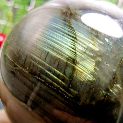 100MM Natural Labradorite Crystal Ball Chakra Quartz Point Reiki Healing Crystals Stones Handmade Home Decor Gemstone-80mm_