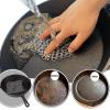 Cast Iron Cleaner Chainmail Scrubber, 2Pack 6x6" Skillet Scrub Brush for Pre-Seasoned Pan Pot, Stainless Steel Chain Link Cleaning Clean Metal Dutch Ovens Waffle Grills & Griddle Pan Easily, by Herda view 4
