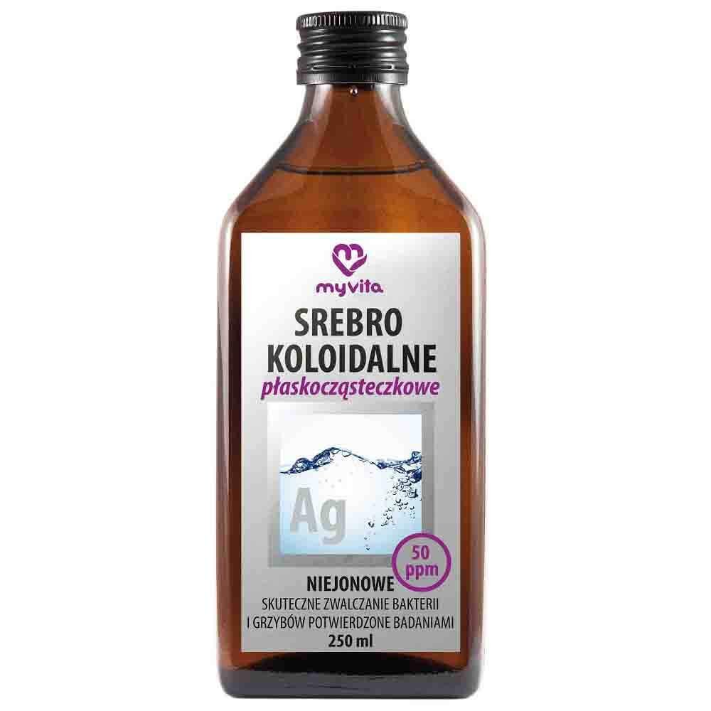 Colloidal Silver Ag nonionic Flat Molecules 50 ppm 250 ml MyVita