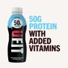 UFIT High 50g Protein Shake - Vanilla Flavour - No Added Sugar - Low in Fat - Ready to Drink - Pack of 8 x 500 ml (Packaging May Vary) view 3