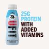 UFIT High 25g Protein Shake - Vanilla Flavour- Fat Free - No Added Sugar  Ready to Drink - 10 x 330ml (Packaging May Vary) view 3