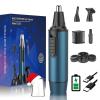Nose Hair Trimmer for Men 2025 Painless Noses Trimmer Rechargeable Nasal Hair Trimmers for Men,Professional Nose Hair Trimmer with IPX7 Waterproof,Dual Edge Blades for Easy Cleansing view 1