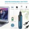 Nose Hair Trimmer for Men 2025 Painless Noses Trimmer Rechargeable Nasal Hair Trimmers for Men,Professional Nose Hair Trimmer with IPX7 Waterproof,Dual Edge Blades for Easy Cleansing view 2