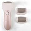 XIXIDIAN Electric Foot Callus Remover Kit,Rechargeable callous removers Heads Portable Waterproof foot file, Professional Pedicure Tools Feet Care (Color : Pink) view 1