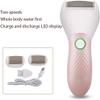 XIXIDIAN Electric Foot Callus Remover Kit,Rechargeable callous removers Heads Portable Waterproof foot file, Professional Pedicure Tools Feet Care (Color : Pink) view 3