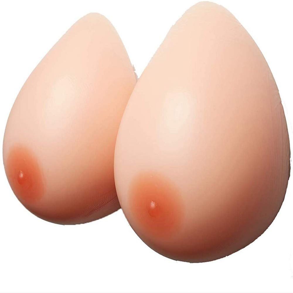 DHRH Self Adhesive Silicone Breast Forms Crossdresser, 4 skin Colors Fake Boobs for Patient Cosplay Fake Breast Prosthesis,False Breasts for Crossdresser