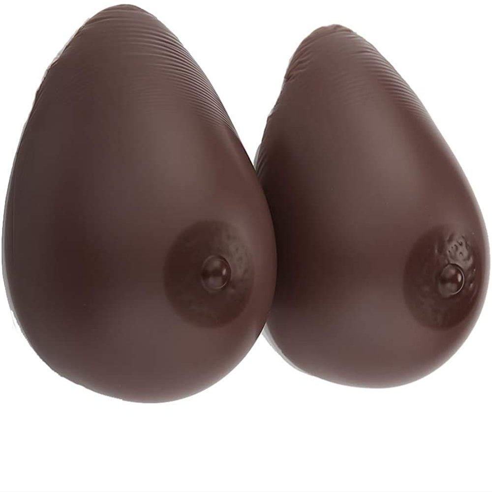 DHRH Self Adhesive Silicone Breast Forms Crossdresser, 4 skin Colors Fake Boobs for Patient Cosplay Fake Breast Prosthesis,False Breasts for Crossdresser