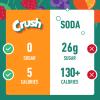 Crush Orange Singles to Go Sugar Free Powdered Drink Mix 6 Sachet 15.6g (0.54 OZ) view 3