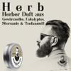 BEARDPRIDE Beard Balm for Men - Herb - The Original Barbershop Beard Balm - Handmade in Germany - Natural Beard Balm based on Shea Butter and precious Oils - Premium Beard Balm - Gift for Men - 55g view 2