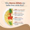 Manna Little Millet. Natural Grains 1kg (500g x 2 Packs) - (Kutki / Samai / Same / Samulu) | Native Low GI Millet Rice | High Protein & 100% More Fibre Than Rice view 4