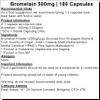 Bromelain 500mg Capsules | 1250GDU | Digestive Enzyme (180) view 2