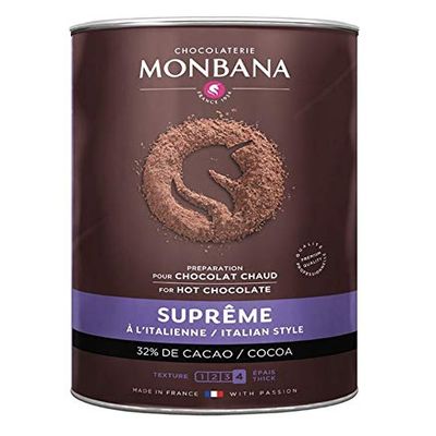 Monbana Supreme 32% Cacao Hot Chocolate Powder 1KG X 3