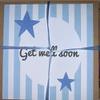 Blue Get Well Soon Sweet Box Chocolate Lover Gift Box Hamper - 8 Full Size Chocolates Bars No Multi Packet Selection box Present For Him or Her Show Someone How Much You Care view 2