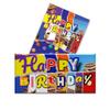 2 x "Happy Birthday" Funny Chocolate Bar Wrappers | Novelty Prank Gag Gift for Adults | Rude Joke Labels for Birthdays, Secret Santa & Fathers Day | Fits Standard 100g110g Bars (Wrappers Only) view 1