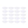 10 Pairs of Glasses Nose Pads Silicone Stop Glasses Slipping Down Nose Spectacle Nose Pads Nose Pads for Glasses Stick On Silicone Nose Pads for Glasses (Transparent) view 1