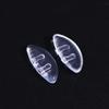 10 Pairs of Glasses Nose Pads Silicone Stop Glasses Slipping Down Nose Spectacle Nose Pads Nose Pads for Glasses Stick On Silicone Nose Pads for Glasses (Transparent) view 2