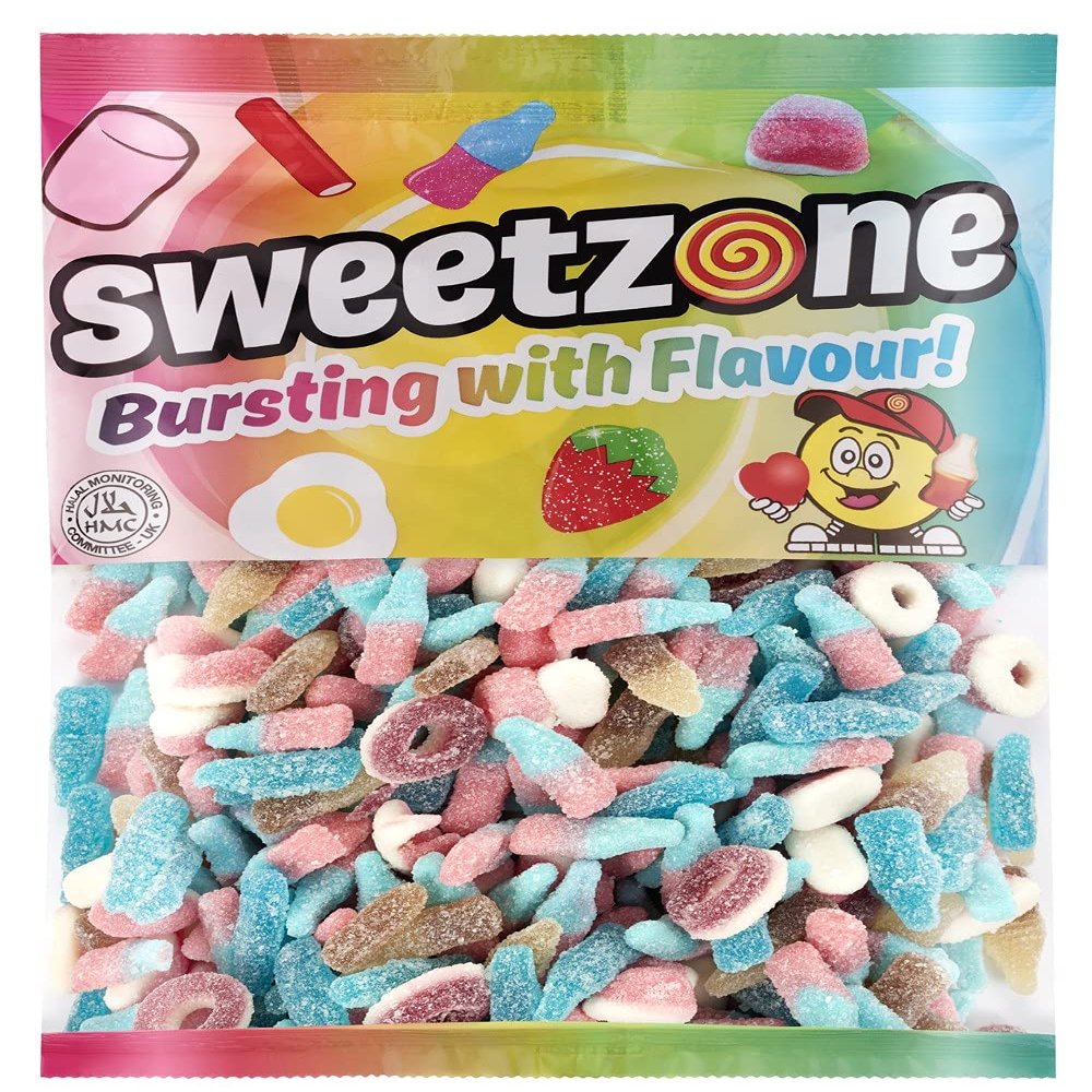 Sweetzone Fizzy Mix - 1KG - Pick and Mix Sweets - Halal