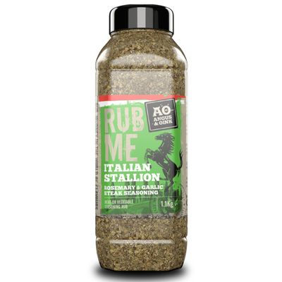 Angus & Oink | Italian Stallion BBQ Seasoning Rub | Inspired by Northern Italian Flavours | Perfect for Steak, Lamb & Pizza | 1.1kg