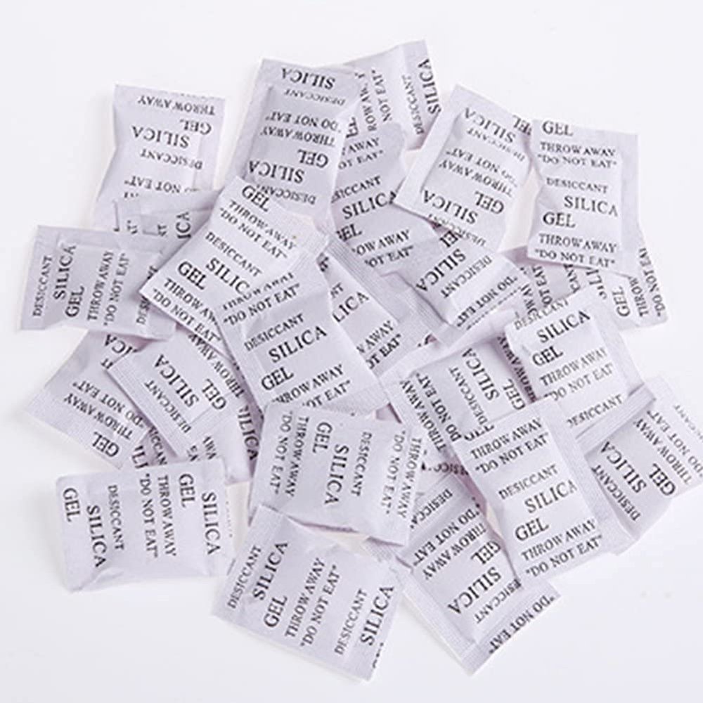 SUMEDTEC 200 x 1g Silica Gel Desiccant Bags Removes Moisture and Mildew Odors