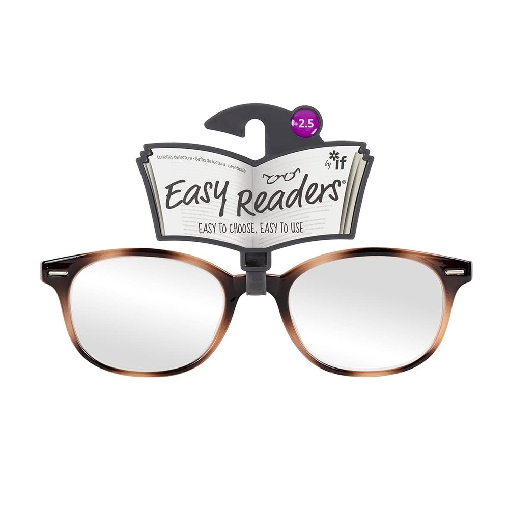 IF Easy Readers - Round Beige/Brown +2.0 (F)