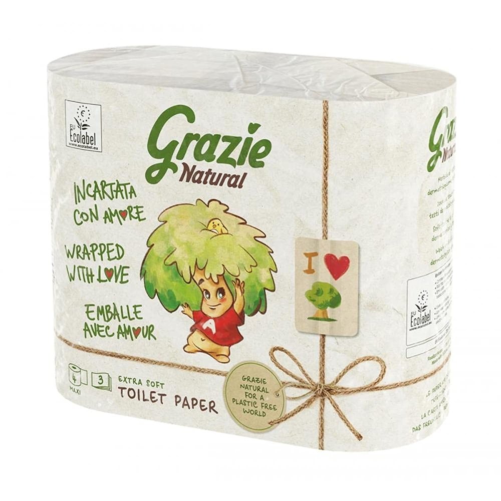 Toilet Paper 4 Maxi 3-ply Rolls 4 units