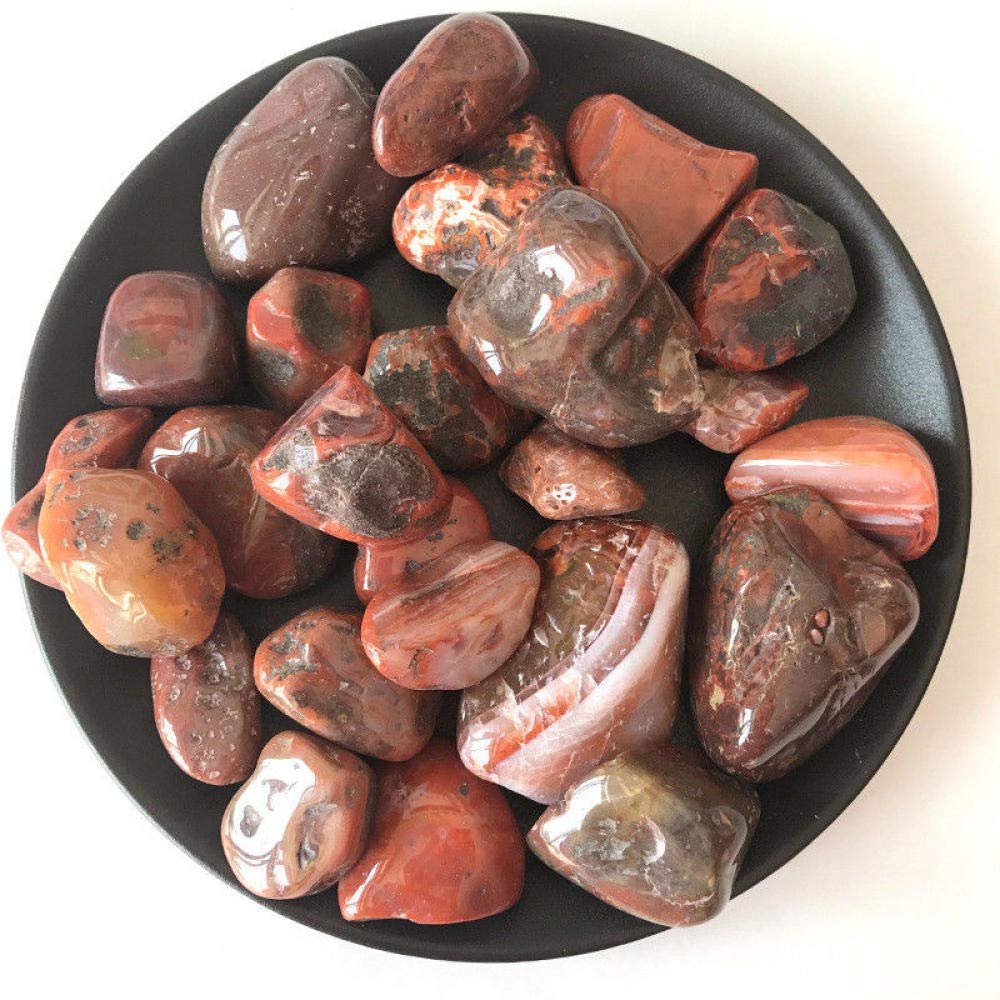 100g Natural Big South Red Agate Gravel Original Stone Mineral Rough Gemstone Natural Stones and Minerals