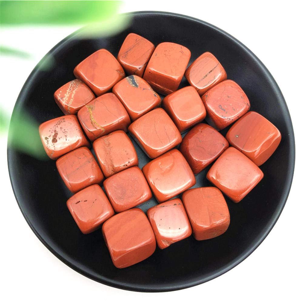 100g Cube Natural Red Jasper Crystal Tumbled Stone Gemstone Mineral Chip E304 Natural Stones and Minerals