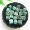 100g Natural African Green Turquoise Gravel Bulk Tumbled Stones Cube Crystal Reiki Natural Stones and Minerals view 1