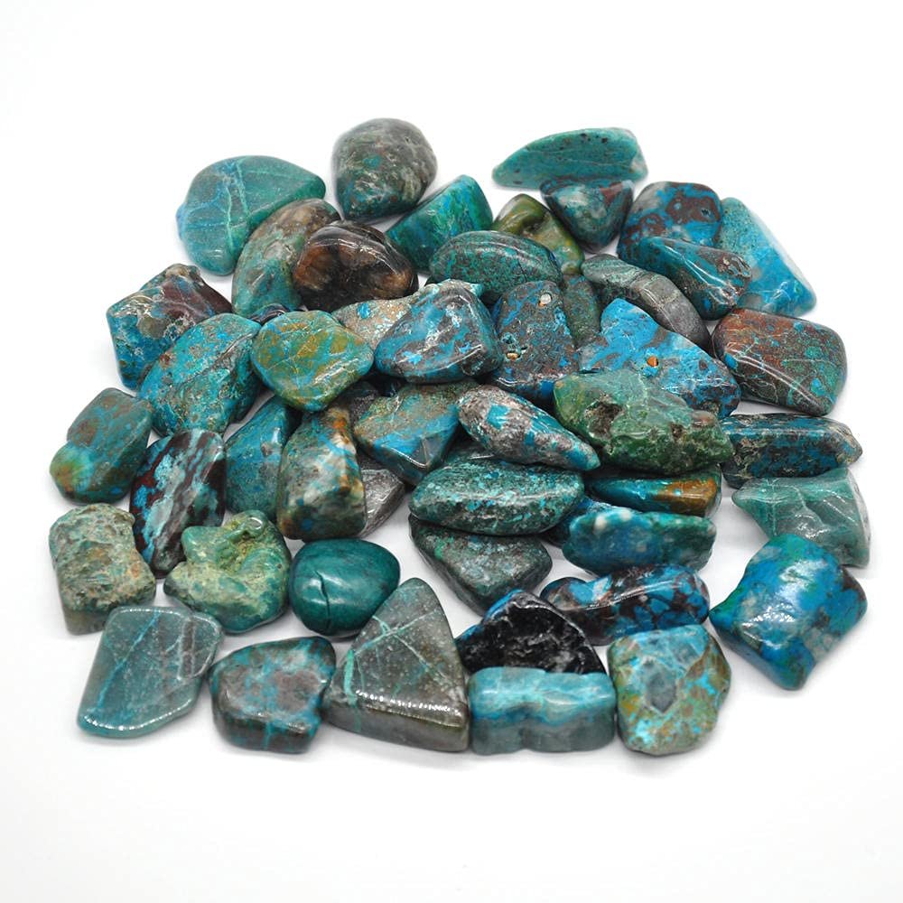 100g Natural Chrysocolla Tumbled Stones Bulk Crystals Reiki Polished Gemstones Gem Raw Aquarium Decoration Minerals-100g