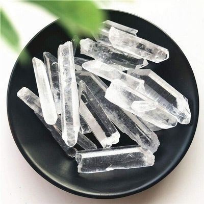 100g Natural Clear Pure Lemurian Seed White Quartz Crystal Point Terminated Wand Specimen Natural Stones and Minerals