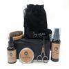 Complete set of care kit beard mustache set 9 products 100% natural and organic view 1