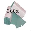 260 x Economy Green 1 Ply C-Fold Multi Fold Hand Paper Towels Tissues view 1