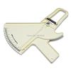 0-80mm Convenient Professional Slim Guide Skinfold Caliper Measure Body Fat Tester Analyzer Measurement Keep Health Fitness-Red view 2
