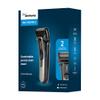 Paul Anthony Pro Series 2 Mens USB Cordless Foil Shaver/Recharge by Any USB Power Source/Twin Blades for Closer Shave/Cordless Operation/Retractable Precision Trimmer - Black/Metal - H5020 view 1