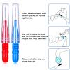 50 Counts Braces Brush for Cleaner Interdental Brush Toothpick Dental Tooth Flossing Head Oral Dental Hygiene Flosser Toothpick Cleaners Tooth Cleaning Tool(Red, Blue) view 3