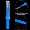 50 Counts Braces Brush for Cleaner Interdental Brush Toothpick Dental Tooth Flossing Head Oral Dental Hygiene Flosser Toothpick Cleaners Tooth Cleaning Tool(Red, Blue) view 4
